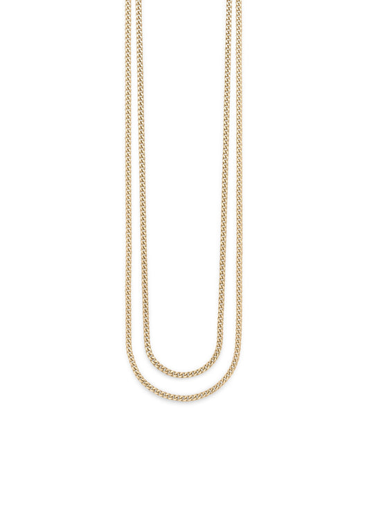 Nude Double Chain Necklace