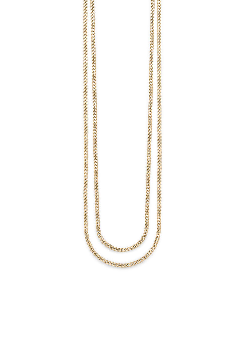 Nude Double Chain Necklace