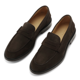 Townee Penny Loafer suede brown