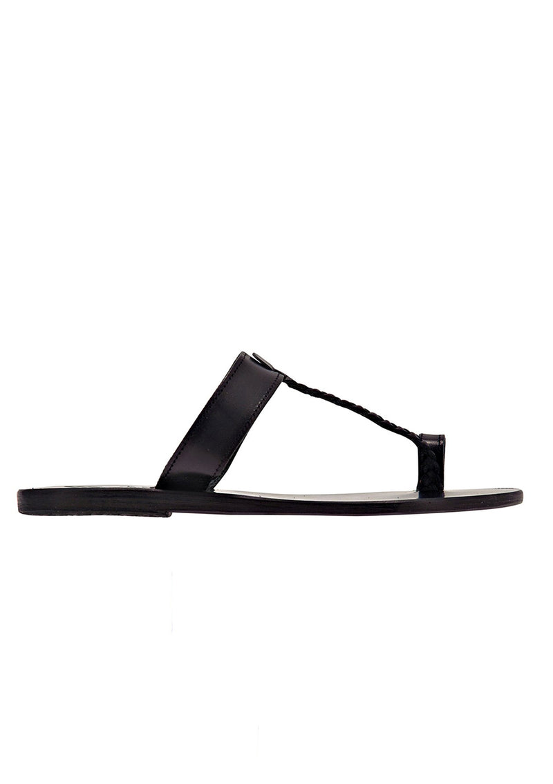 Melpomeni black sandal