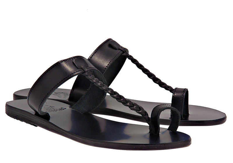 Melpomeni black sandal